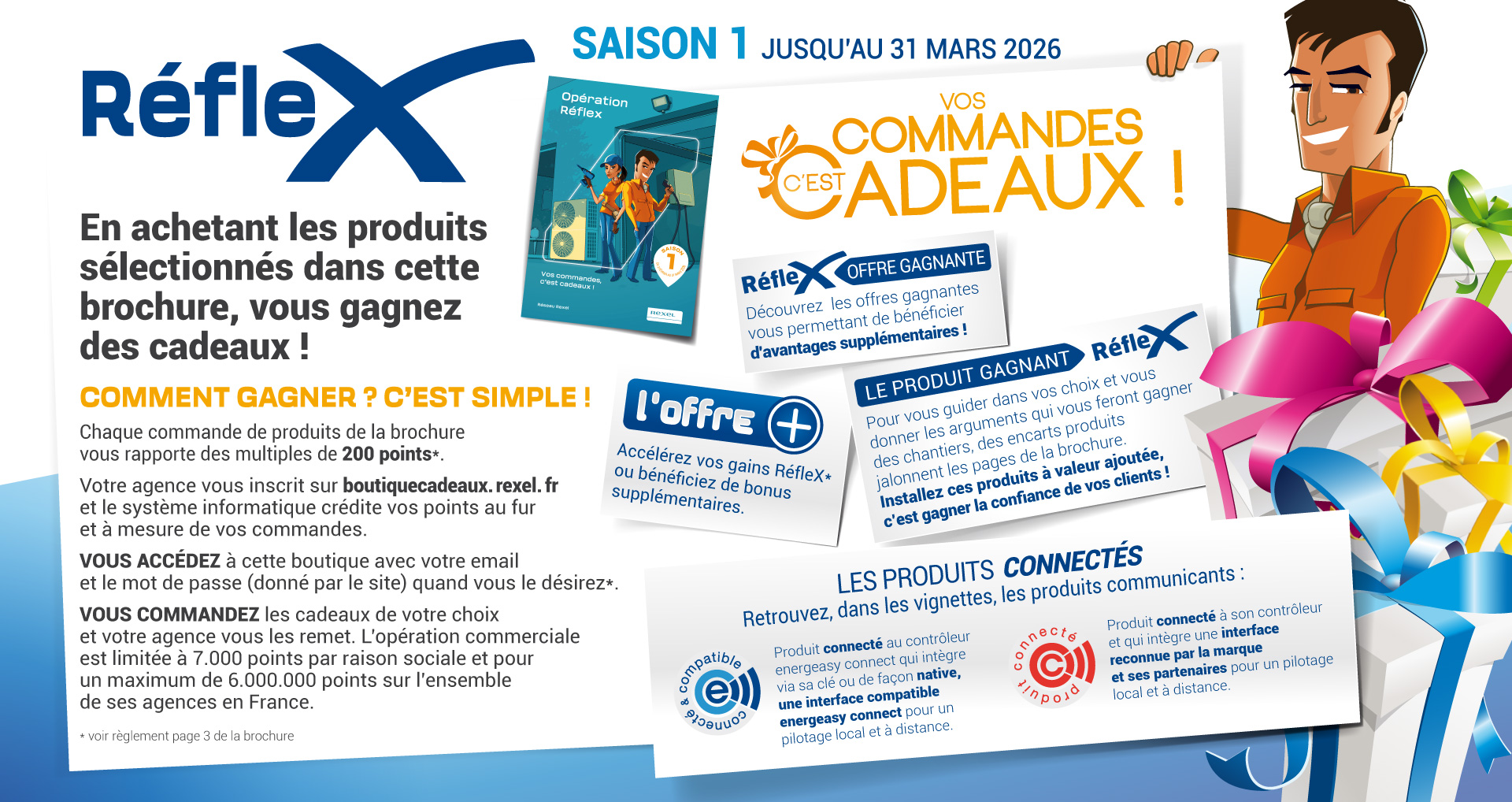 Reflex, saison 01, je commande des produits de la brochure et je gagne !